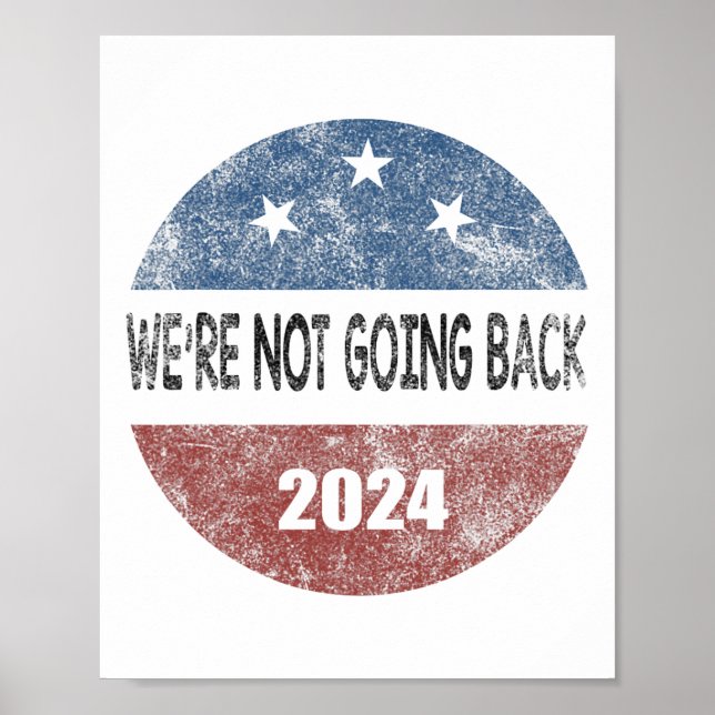 Poster Ne Pas Retourner Harris 2024 Vote Pour Kamala Harr (Devant)