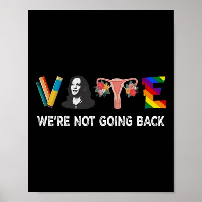 Poster Ne Pas Retourner Le Vote Pour Le Président Kamala  (Devant)
