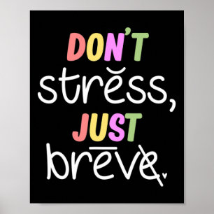 Poster Ne pas stresser la dyslexie Sensibilisation Handic