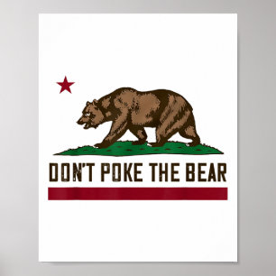 Poster Ne pique pas l’ours drôle