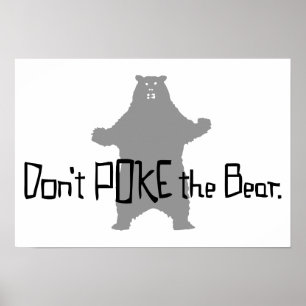 Poster Ne pique pas l'OURS