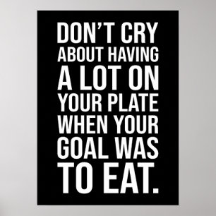 Poster Ne pleure pas - La motivation du succès