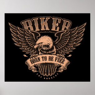 Poster Né pour être libre