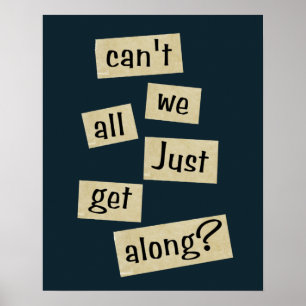 Poster Ne pouvons-nous pas tous nous contenter de nous en