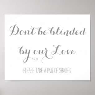 Poster Ne soyez pas aveuglé par notre amour