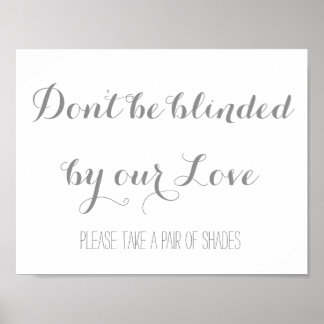 Poster Ne soyez pas aveuglé par notre amour