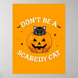 Poster Ne soyez pas un chat à la mode (18x24)