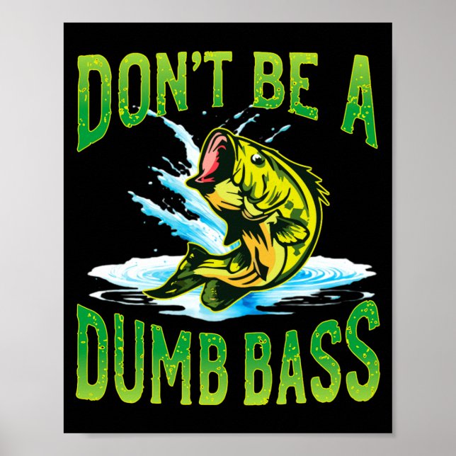 Poster Ne soyez pas un imbécile B Fishing (Devant)