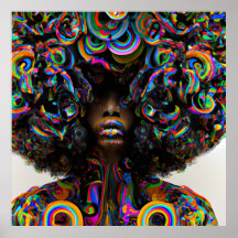 Ne touchez pas mes cheveux Black Melanin Afro Quee