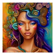Ne touchez pas mes cheveux Black Melanin Afro Quee