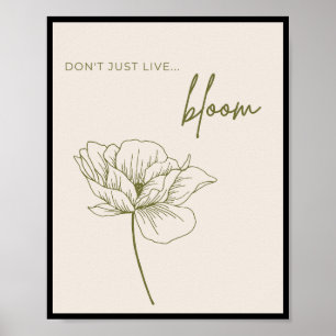 Poster Ne vivez pas, Bloom