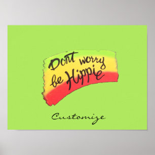 Poster Ne vous inquiétez pas être Hippie Thunder_Cove