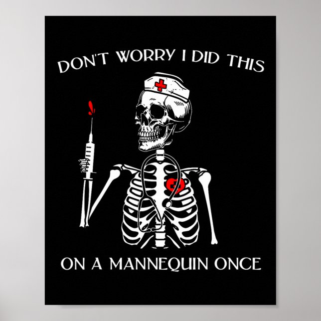 Poster Ne vous inquiétez pas, j&#x27;ai fait ça sur un mannequ (Devant)