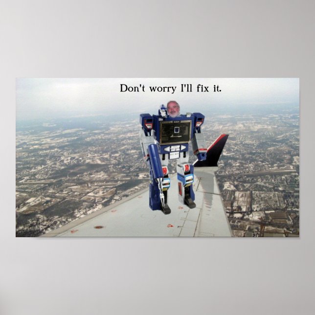 Poster Ne vous inquiétez pas, je vais le réparer. (Devant)