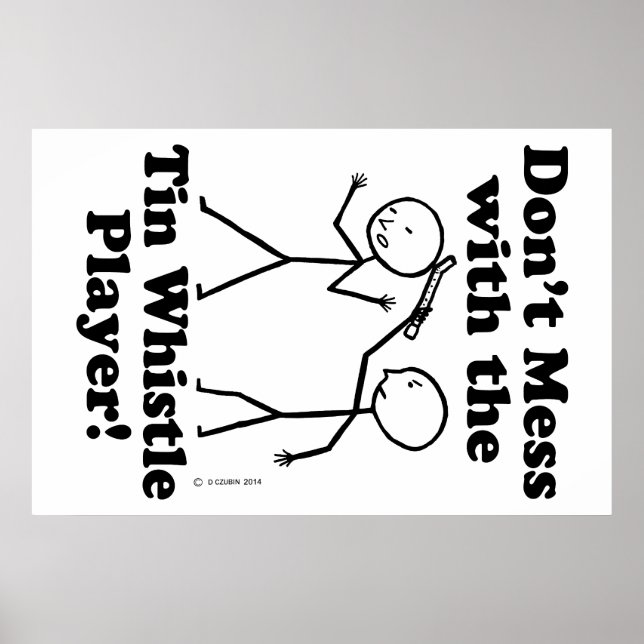 Poster Ne vous mêlez pas du jeu de sifflet à dents (Devant)