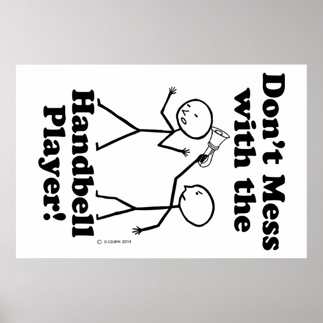 Poster Ne vous mêlez pas du lecteur Handbell (Devant)
