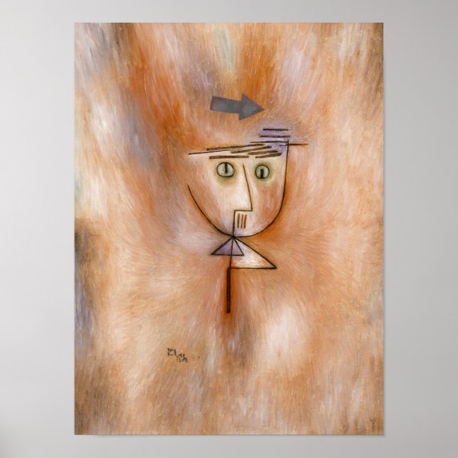 Poster Nearly Hit by Paul Klee (Devant)