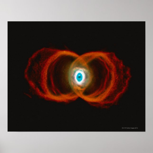 Poster Nebula en sablier (Devant)
