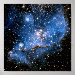 Poster Nebula NGC 346 Étoiles pour nourrissons - Hubble S