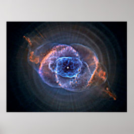 Poster Nebula oculaire du chat (NGC 6543) Bulle sphérique