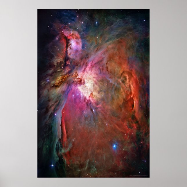 Poster Nebula Orion redimensionné 24x36 (30x30) (Devant)