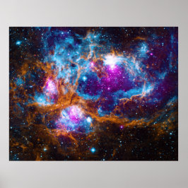 Poster Nébuleuse au homard ou NGC 6357, ZGOA