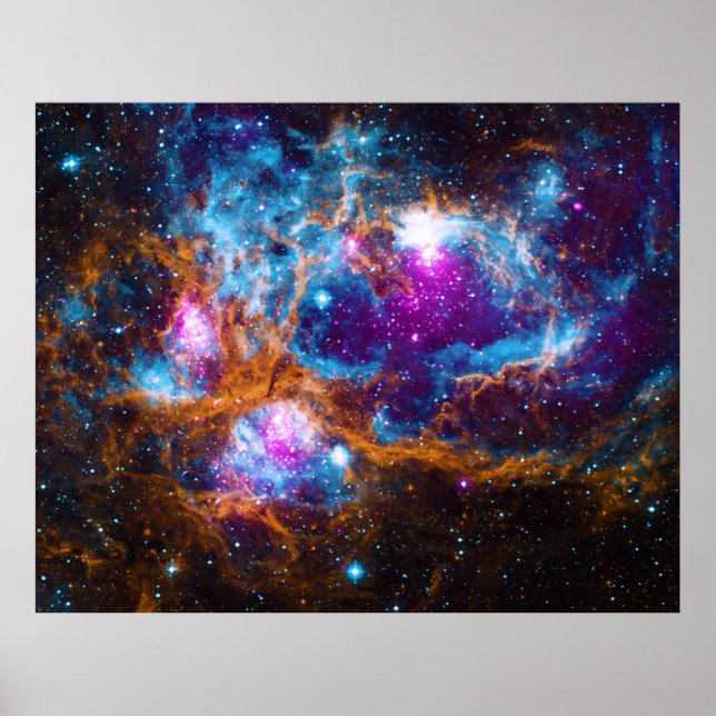 Poster Nébuleuse au homard ou NGC 6357, ZGOA (Devant)