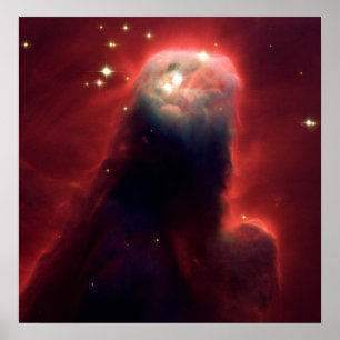 Poster Nébuleuse de cône (télescope de Hubble)