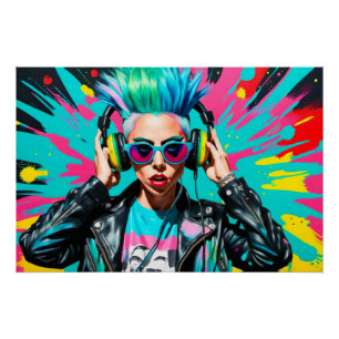 POSTER NÉE DE CETTE FAÇON-PUNK ROCKS