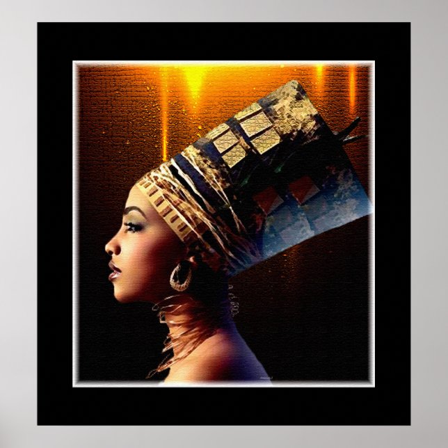 Poster Néfertiti (Devant)