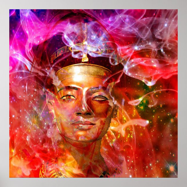 Poster Nefertiti reine égyptienne (Devant)