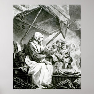 Poster Négociation au-dessus des châtaignes