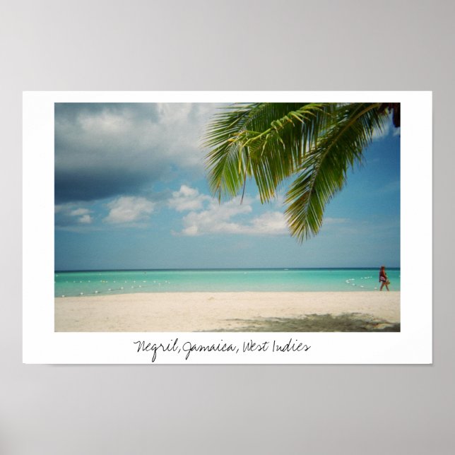 Poster Negril, Jamaïque (Devant)