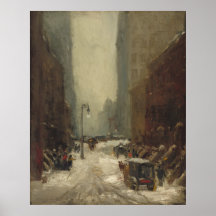 Neige à New York (hiver à New York)