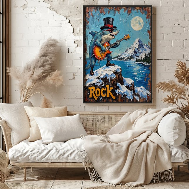 Poster Neige déchiquetante, Grooves océaniques (Créateur téléchargé)