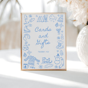 Poster Neige en amour Cartes et cadeaux Whimsical