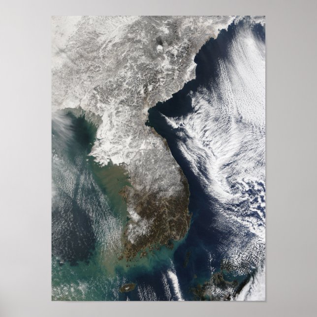 Poster Neige en Corée (Devant)