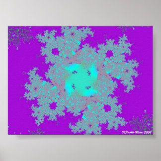 Poster Neige satinée