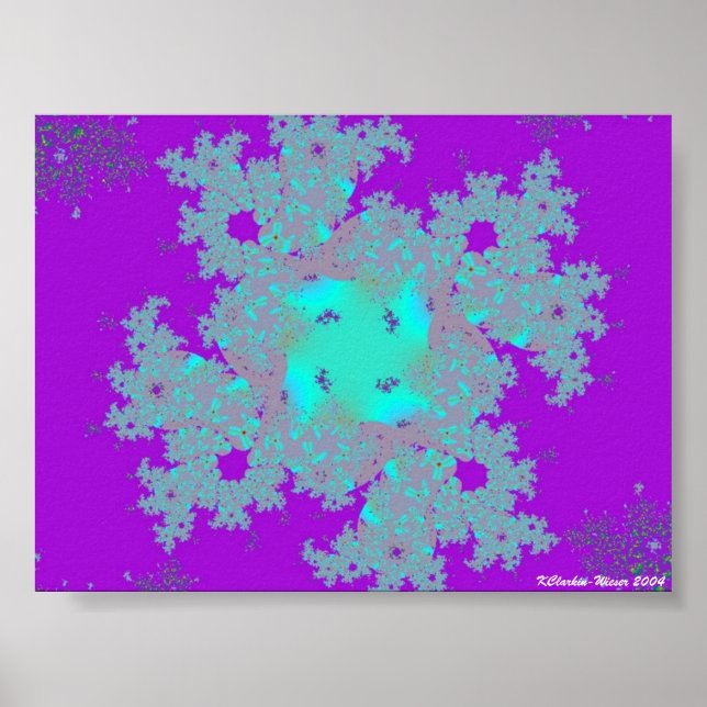 Poster Neige satinée (Devant)