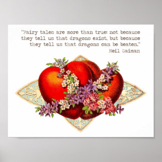 Poster Neil Gaiman Citation