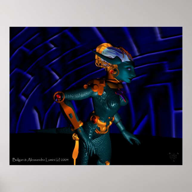Poster NEMES / HYPER ANDROID, Science Fiction (Devant)