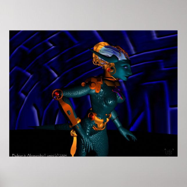 Poster NEMES / HYPER ANDROID, Science-fiction (Devant)