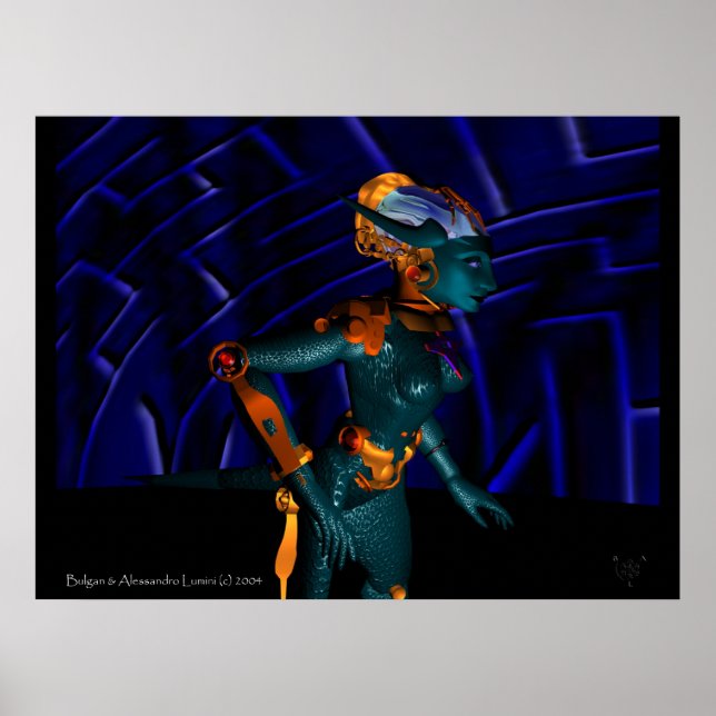 Poster NEMES / HYPER ANDROID, Science-fiction (Devant)