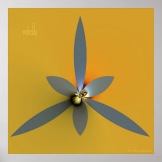 Poster nénuphar