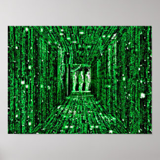 Poster Neo Pill Bleu Ou Rouge