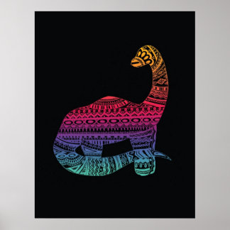 Poster Neon Dino 1