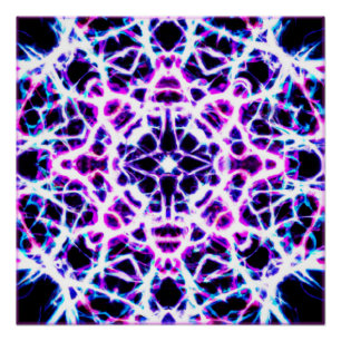 Poster Neon Dreams Design. Commandez dès maintenant