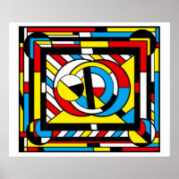 Neoplastimajig - Rouge, Bleu, Jaune De Stijl Desig