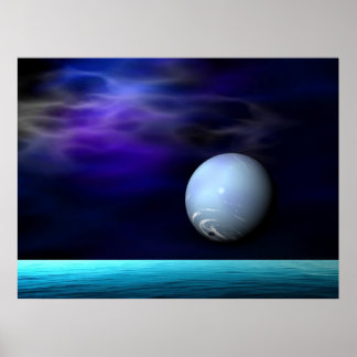 Poster Neptune à la maison
