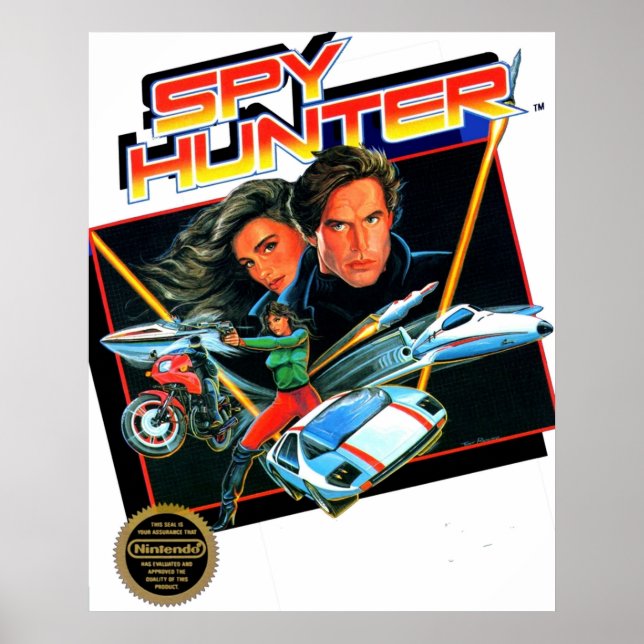 Poster NES Spy Hunter (Devant)